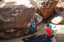 Bouldering in Hueco Tanks on 02/28/2020 with Blue Lizard Climbing and Yoga

Filename: SRM_20200228_1151070.jpg
Aperture: f/5.6
Shutter Speed: 1/250
Body: Canon EOS-1D Mark II
Lens: Canon EF 16-35mm f/2.8 L