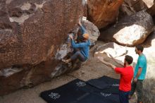 Bouldering in Hueco Tanks on 02/28/2020 with Blue Lizard Climbing and Yoga

Filename: SRM_20200228_1151180.jpg
Aperture: f/5.6
Shutter Speed: 1/250
Body: Canon EOS-1D Mark II
Lens: Canon EF 16-35mm f/2.8 L