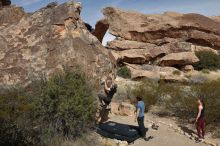 Bouldering in Hueco Tanks on 02/28/2020 with Blue Lizard Climbing and Yoga

Filename: SRM_20200228_1151500.jpg
Aperture: f/7.1
Shutter Speed: 1/250
Body: Canon EOS-1D Mark II
Lens: Canon EF 16-35mm f/2.8 L