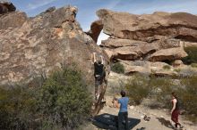 Bouldering in Hueco Tanks on 02/28/2020 with Blue Lizard Climbing and Yoga

Filename: SRM_20200228_1152070.jpg
Aperture: f/6.3
Shutter Speed: 1/250
Body: Canon EOS-1D Mark II
Lens: Canon EF 16-35mm f/2.8 L