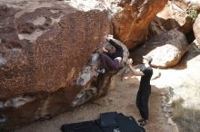 Bouldering in Hueco Tanks on 02/28/2020 with Blue Lizard Climbing and Yoga

Filename: SRM_20200228_1157010.jpg
Aperture: f/5.0
Shutter Speed: 1/250
Body: Canon EOS-1D Mark II
Lens: Canon EF 16-35mm f/2.8 L