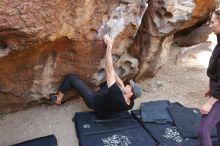 Bouldering in Hueco Tanks on 02/28/2020 with Blue Lizard Climbing and Yoga

Filename: SRM_20200228_1158470.jpg
Aperture: f/4.5
Shutter Speed: 1/250
Body: Canon EOS-1D Mark II
Lens: Canon EF 16-35mm f/2.8 L