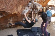 Bouldering in Hueco Tanks on 02/28/2020 with Blue Lizard Climbing and Yoga

Filename: SRM_20200228_1158520.jpg
Aperture: f/5.0
Shutter Speed: 1/250
Body: Canon EOS-1D Mark II
Lens: Canon EF 16-35mm f/2.8 L