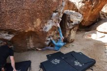 Bouldering in Hueco Tanks on 02/28/2020 with Blue Lizard Climbing and Yoga

Filename: SRM_20200228_1203060.jpg
Aperture: f/5.6
Shutter Speed: 1/250
Body: Canon EOS-1D Mark II
Lens: Canon EF 16-35mm f/2.8 L