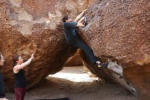 Bouldering in Hueco Tanks on 02/28/2020 with Blue Lizard Climbing and Yoga

Filename: SRM_20200228_1204080.jpg
Aperture: f/5.0
Shutter Speed: 1/250
Body: Canon EOS-1D Mark II
Lens: Canon EF 16-35mm f/2.8 L