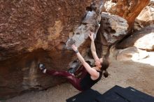 Bouldering in Hueco Tanks on 02/28/2020 with Blue Lizard Climbing and Yoga

Filename: SRM_20200228_1208520.jpg
Aperture: f/5.6
Shutter Speed: 1/250
Body: Canon EOS-1D Mark II
Lens: Canon EF 16-35mm f/2.8 L