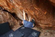 Bouldering in Hueco Tanks on 02/28/2020 with Blue Lizard Climbing and Yoga

Filename: SRM_20200228_1211100.jpg
Aperture: f/3.2
Shutter Speed: 1/320
Body: Canon EOS-1D Mark II
Lens: Canon EF 16-35mm f/2.8 L