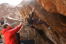 Bouldering in Hueco Tanks on 02/28/2020 with Blue Lizard Climbing and Yoga

Filename: SRM_20200228_1212540.jpg
Aperture: f/4.5
Shutter Speed: 1/320
Body: Canon EOS-1D Mark II
Lens: Canon EF 16-35mm f/2.8 L