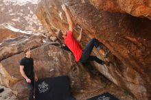Bouldering in Hueco Tanks on 02/28/2020 with Blue Lizard Climbing and Yoga

Filename: SRM_20200228_1213530.jpg
Aperture: f/5.6
Shutter Speed: 1/320
Body: Canon EOS-1D Mark II
Lens: Canon EF 16-35mm f/2.8 L