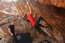 Bouldering in Hueco Tanks on 02/28/2020 with Blue Lizard Climbing and Yoga

Filename: SRM_20200228_1213530.jpg
Aperture: f/5.6
Shutter Speed: 1/320
Body: Canon EOS-1D Mark II
Lens: Canon EF 16-35mm f/2.8 L