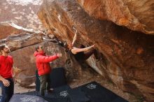 Bouldering in Hueco Tanks on 02/28/2020 with Blue Lizard Climbing and Yoga

Filename: SRM_20200228_1216090.jpg
Aperture: f/5.6
Shutter Speed: 1/320
Body: Canon EOS-1D Mark II
Lens: Canon EF 16-35mm f/2.8 L