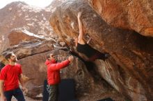 Bouldering in Hueco Tanks on 02/28/2020 with Blue Lizard Climbing and Yoga

Filename: SRM_20200228_1216160.jpg
Aperture: f/6.3
Shutter Speed: 1/320
Body: Canon EOS-1D Mark II
Lens: Canon EF 16-35mm f/2.8 L