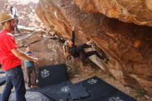 Bouldering in Hueco Tanks on 02/28/2020 with Blue Lizard Climbing and Yoga

Filename: SRM_20200228_1217020.jpg
Aperture: f/4.5
Shutter Speed: 1/320
Body: Canon EOS-1D Mark II
Lens: Canon EF 16-35mm f/2.8 L