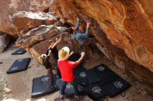 Bouldering in Hueco Tanks on 02/28/2020 with Blue Lizard Climbing and Yoga

Filename: SRM_20200228_1218050.jpg
Aperture: f/6.3
Shutter Speed: 1/320
Body: Canon EOS-1D Mark II
Lens: Canon EF 16-35mm f/2.8 L