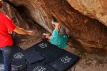 Bouldering in Hueco Tanks on 02/28/2020 with Blue Lizard Climbing and Yoga

Filename: SRM_20200228_1218530.jpg
Aperture: f/5.6
Shutter Speed: 1/250
Body: Canon EOS-1D Mark II
Lens: Canon EF 16-35mm f/2.8 L