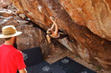 Bouldering in Hueco Tanks on 02/28/2020 with Blue Lizard Climbing and Yoga

Filename: SRM_20200228_1220540.jpg
Aperture: f/5.6
Shutter Speed: 1/250
Body: Canon EOS-1D Mark II
Lens: Canon EF 16-35mm f/2.8 L