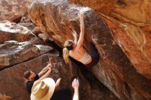 Bouldering in Hueco Tanks on 02/28/2020 with Blue Lizard Climbing and Yoga

Filename: SRM_20200228_1221050.jpg
Aperture: f/8.0
Shutter Speed: 1/250
Body: Canon EOS-1D Mark II
Lens: Canon EF 16-35mm f/2.8 L