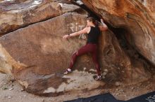 Bouldering in Hueco Tanks on 02/28/2020 with Blue Lizard Climbing and Yoga

Filename: SRM_20200228_1224070.jpg
Aperture: f/5.6
Shutter Speed: 1/250
Body: Canon EOS-1D Mark II
Lens: Canon EF 16-35mm f/2.8 L