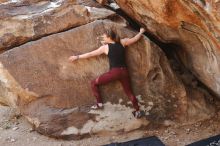 Bouldering in Hueco Tanks on 02/28/2020 with Blue Lizard Climbing and Yoga

Filename: SRM_20200228_1224110.jpg
Aperture: f/5.0
Shutter Speed: 1/250
Body: Canon EOS-1D Mark II
Lens: Canon EF 16-35mm f/2.8 L