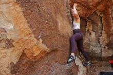 Bouldering in Hueco Tanks on 02/28/2020 with Blue Lizard Climbing and Yoga

Filename: SRM_20200228_1226510.jpg
Aperture: f/6.3
Shutter Speed: 1/250
Body: Canon EOS-1D Mark II
Lens: Canon EF 16-35mm f/2.8 L