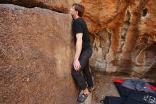 Bouldering in Hueco Tanks on 02/28/2020 with Blue Lizard Climbing and Yoga

Filename: SRM_20200228_1228100.jpg
Aperture: f/5.6
Shutter Speed: 1/250
Body: Canon EOS-1D Mark II
Lens: Canon EF 16-35mm f/2.8 L