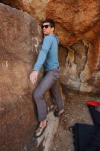 Bouldering in Hueco Tanks on 02/28/2020 with Blue Lizard Climbing and Yoga

Filename: SRM_20200228_1228330.jpg
Aperture: f/5.6
Shutter Speed: 1/250
Body: Canon EOS-1D Mark II
Lens: Canon EF 16-35mm f/2.8 L