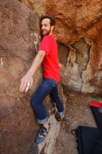 Bouldering in Hueco Tanks on 02/28/2020 with Blue Lizard Climbing and Yoga

Filename: SRM_20200228_1228580.jpg
Aperture: f/5.6
Shutter Speed: 1/250
Body: Canon EOS-1D Mark II
Lens: Canon EF 16-35mm f/2.8 L