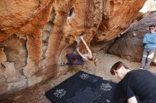 Bouldering in Hueco Tanks on 02/28/2020 with Blue Lizard Climbing and Yoga

Filename: SRM_20200228_1230460.jpg
Aperture: f/4.5
Shutter Speed: 1/250
Body: Canon EOS-1D Mark II
Lens: Canon EF 16-35mm f/2.8 L