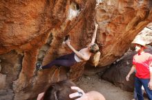 Bouldering in Hueco Tanks on 02/28/2020 with Blue Lizard Climbing and Yoga

Filename: SRM_20200228_1230520.jpg
Aperture: f/5.6
Shutter Speed: 1/250
Body: Canon EOS-1D Mark II
Lens: Canon EF 16-35mm f/2.8 L