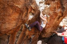 Bouldering in Hueco Tanks on 02/28/2020 with Blue Lizard Climbing and Yoga

Filename: SRM_20200228_1231050.jpg
Aperture: f/6.3
Shutter Speed: 1/250
Body: Canon EOS-1D Mark II
Lens: Canon EF 16-35mm f/2.8 L