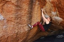 Bouldering in Hueco Tanks on 02/28/2020 with Blue Lizard Climbing and Yoga

Filename: SRM_20200228_1243480.jpg
Aperture: f/8.0
Shutter Speed: 1/250
Body: Canon EOS-1D Mark II
Lens: Canon EF 16-35mm f/2.8 L