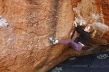 Bouldering in Hueco Tanks on 02/28/2020 with Blue Lizard Climbing and Yoga

Filename: SRM_20200228_1244080.jpg
Aperture: f/6.3
Shutter Speed: 1/250
Body: Canon EOS-1D Mark II
Lens: Canon EF 16-35mm f/2.8 L