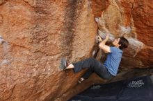 Bouldering in Hueco Tanks on 02/28/2020 with Blue Lizard Climbing and Yoga

Filename: SRM_20200228_1244370.jpg
Aperture: f/7.1
Shutter Speed: 1/250
Body: Canon EOS-1D Mark II
Lens: Canon EF 16-35mm f/2.8 L