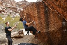 Bouldering in Hueco Tanks on 02/28/2020 with Blue Lizard Climbing and Yoga

Filename: SRM_20200228_1254570.jpg
Aperture: f/9.0
Shutter Speed: 1/250
Body: Canon EOS-1D Mark II
Lens: Canon EF 16-35mm f/2.8 L