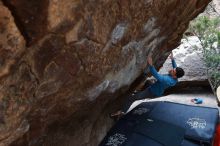 Bouldering in Hueco Tanks on 02/28/2020 with Blue Lizard Climbing and Yoga

Filename: SRM_20200228_1305370.jpg
Aperture: f/4.0
Shutter Speed: 1/250
Body: Canon EOS-1D Mark II
Lens: Canon EF 16-35mm f/2.8 L