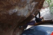 Bouldering in Hueco Tanks on 02/28/2020 with Blue Lizard Climbing and Yoga

Filename: SRM_20200228_1312370.jpg
Aperture: f/5.0
Shutter Speed: 1/250
Body: Canon EOS-1D Mark II
Lens: Canon EF 16-35mm f/2.8 L