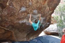 Bouldering in Hueco Tanks on 02/28/2020 with Blue Lizard Climbing and Yoga

Filename: SRM_20200228_1326290.jpg
Aperture: f/4.0
Shutter Speed: 1/250
Body: Canon EOS-1D Mark II
Lens: Canon EF 16-35mm f/2.8 L