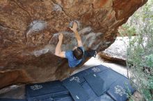 Bouldering in Hueco Tanks on 02/28/2020 with Blue Lizard Climbing and Yoga

Filename: SRM_20200228_1327520.jpg
Aperture: f/4.0
Shutter Speed: 1/250
Body: Canon EOS-1D Mark II
Lens: Canon EF 16-35mm f/2.8 L