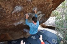 Bouldering in Hueco Tanks on 02/28/2020 with Blue Lizard Climbing and Yoga

Filename: SRM_20200228_1331520.jpg
Aperture: f/4.5
Shutter Speed: 1/250
Body: Canon EOS-1D Mark II
Lens: Canon EF 16-35mm f/2.8 L