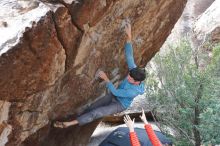 Bouldering in Hueco Tanks on 02/28/2020 with Blue Lizard Climbing and Yoga

Filename: SRM_20200228_1332022.jpg
Aperture: f/4.5
Shutter Speed: 1/250
Body: Canon EOS-1D Mark II
Lens: Canon EF 16-35mm f/2.8 L