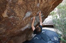 Bouldering in Hueco Tanks on 02/28/2020 with Blue Lizard Climbing and Yoga

Filename: SRM_20200228_1335470.jpg
Aperture: f/5.0
Shutter Speed: 1/250
Body: Canon EOS-1D Mark II
Lens: Canon EF 16-35mm f/2.8 L