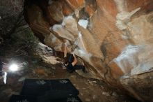 Bouldering in Hueco Tanks on 02/28/2020 with Blue Lizard Climbing and Yoga

Filename: SRM_20200228_1420350.jpg
Aperture: f/8.0
Shutter Speed: 1/250
Body: Canon EOS-1D Mark II
Lens: Canon EF 16-35mm f/2.8 L