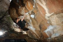 Bouldering in Hueco Tanks on 02/28/2020 with Blue Lizard Climbing and Yoga

Filename: SRM_20200228_1420500.jpg
Aperture: f/8.0
Shutter Speed: 1/250
Body: Canon EOS-1D Mark II
Lens: Canon EF 16-35mm f/2.8 L