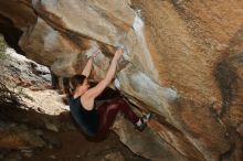 Bouldering in Hueco Tanks on 02/28/2020 with Blue Lizard Climbing and Yoga

Filename: SRM_20200228_1423340.jpg
Aperture: f/8.0
Shutter Speed: 1/250
Body: Canon EOS-1D Mark II
Lens: Canon EF 16-35mm f/2.8 L