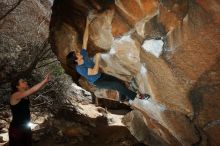 Bouldering in Hueco Tanks on 02/28/2020 with Blue Lizard Climbing and Yoga

Filename: SRM_20200228_1425340.jpg
Aperture: f/8.0
Shutter Speed: 1/250
Body: Canon EOS-1D Mark II
Lens: Canon EF 16-35mm f/2.8 L