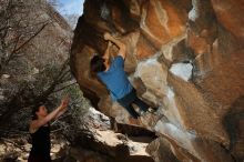 Bouldering in Hueco Tanks on 02/28/2020 with Blue Lizard Climbing and Yoga

Filename: SRM_20200228_1425370.jpg
Aperture: f/8.0
Shutter Speed: 1/250
Body: Canon EOS-1D Mark II
Lens: Canon EF 16-35mm f/2.8 L