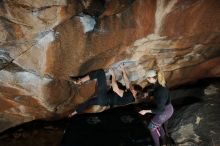 Bouldering in Hueco Tanks on 02/28/2020 with Blue Lizard Climbing and Yoga

Filename: SRM_20200228_1441570.jpg
Aperture: f/7.1
Shutter Speed: 1/250
Body: Canon EOS-1D Mark II
Lens: Canon EF 16-35mm f/2.8 L