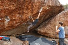 Bouldering in Hueco Tanks on 02/28/2020 with Blue Lizard Climbing and Yoga

Filename: SRM_20200228_1445510.jpg
Aperture: f/8.0
Shutter Speed: 1/250
Body: Canon EOS-1D Mark II
Lens: Canon EF 16-35mm f/2.8 L