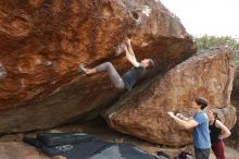 Bouldering in Hueco Tanks on 02/28/2020 with Blue Lizard Climbing and Yoga

Filename: SRM_20200228_1445570.jpg
Aperture: f/9.0
Shutter Speed: 1/250
Body: Canon EOS-1D Mark II
Lens: Canon EF 16-35mm f/2.8 L