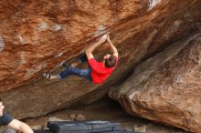 Bouldering in Hueco Tanks on 02/28/2020 with Blue Lizard Climbing and Yoga

Filename: SRM_20200228_1448150.jpg
Aperture: f/7.1
Shutter Speed: 1/250
Body: Canon EOS-1D Mark II
Lens: Canon EF 16-35mm f/2.8 L